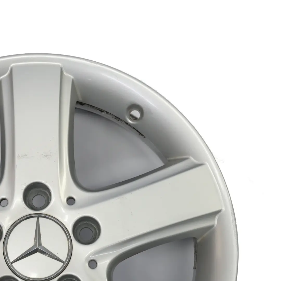 Rim Mercedes W169 W245 Alloy Wheel Rim 16" 6J ET:46 to Wheel with Part number A1694010302 Wheel Rim Mercedes W169 W245 Alloy Wheel Rim 16" 6J ET:46 - SKU A1694010302-4 - Part number A1694010302