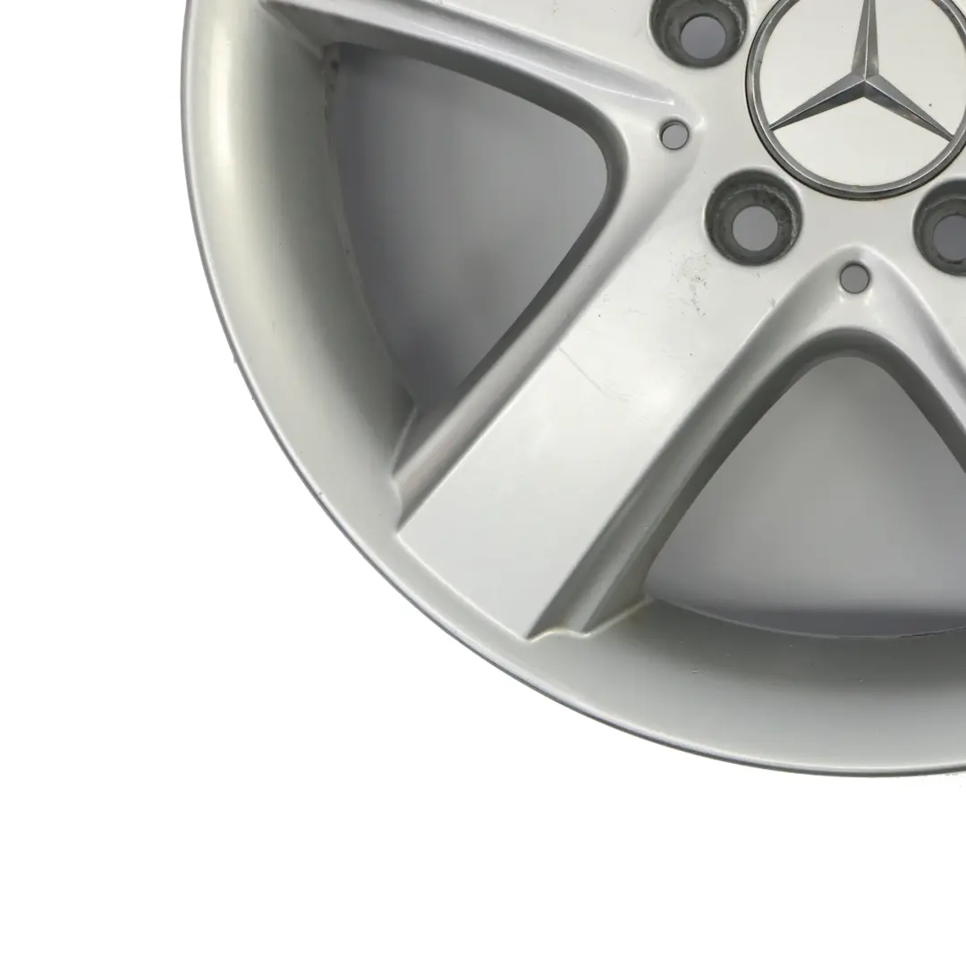 Rim Mercedes W169 W245 Alloy Wheel Rim 16" 6J ET:46 to Wheel with Part number A1694010302 Wheel Rim Mercedes W169 W245 Alloy Wheel Rim 16" 6J ET:46 - SKU A1694010302-4 - Part number A1694010302