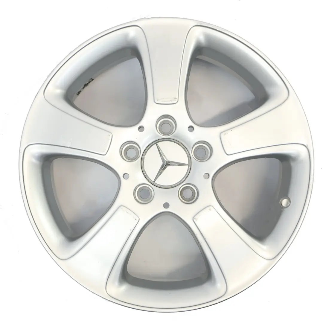 Alloy Wheel Rim 16" 6J ET:46 to Mercedes W169 W245 Silver with Part number A1694011002 Mercedes W169 W245 Silver Alloy Wheel Rim 16" 6J ET:46 - SKU A1694011002-1 - Part number A1694011002