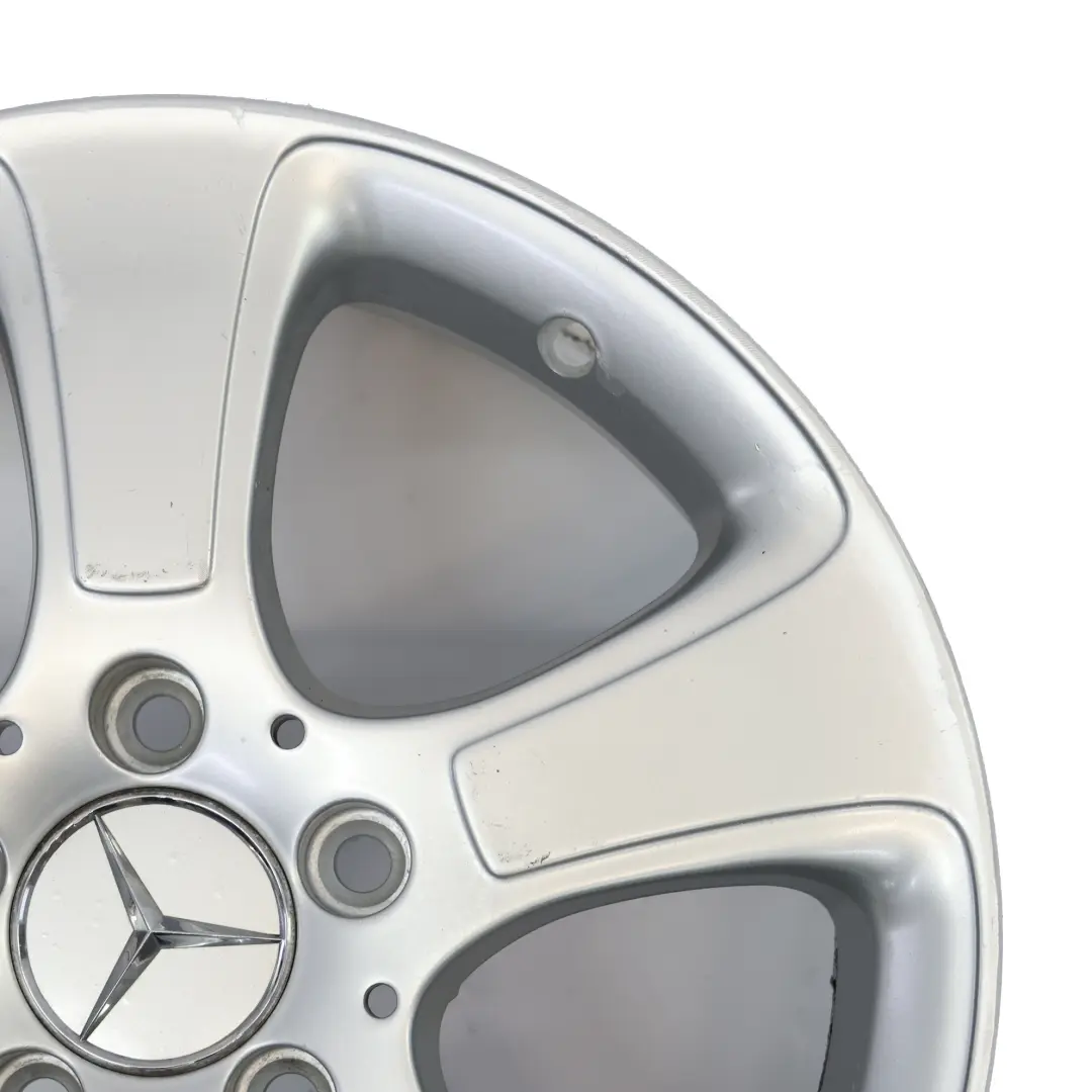 Mercedes W169 W245 Silver Alloy Wheel Rim 16" 6J ET:46 - SKU A1694011002-2 - Part number A1694011002