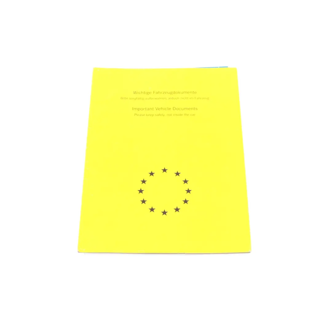 Mercedes W169 Owner's Handbook Service Booklet Slipcase Pouch Case Wallet - SKU A1695845083 - Part number A1695845083