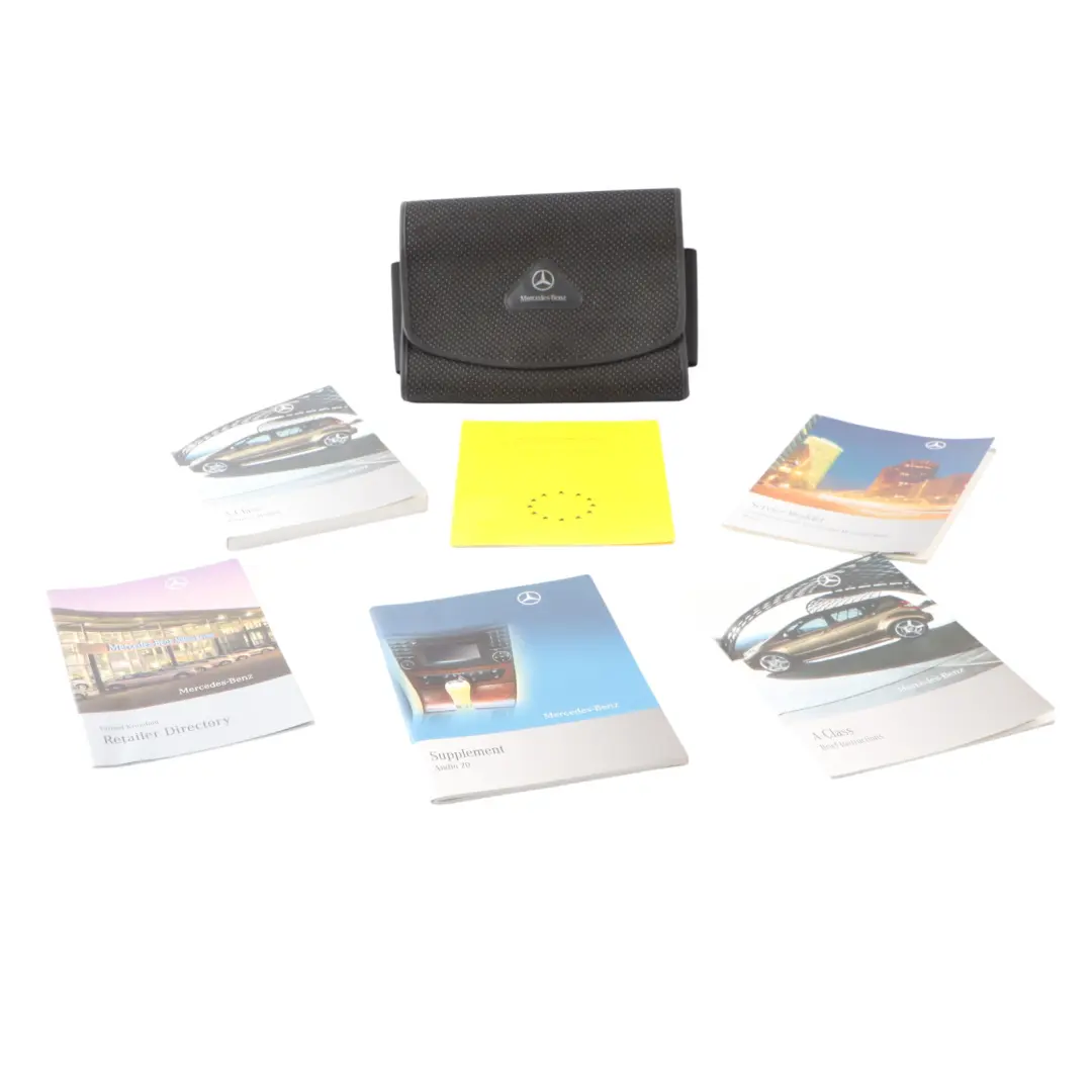 Owner's Handbook Service Booklet Slipcase Pouch Case Wallet to Mercedes W169 with Part number A1695845083 Mercedes W169 Owner's Handbook Service Booklet Slipcase Pouch Case Wallet - SKU A1695845083 - Part number A1695845083