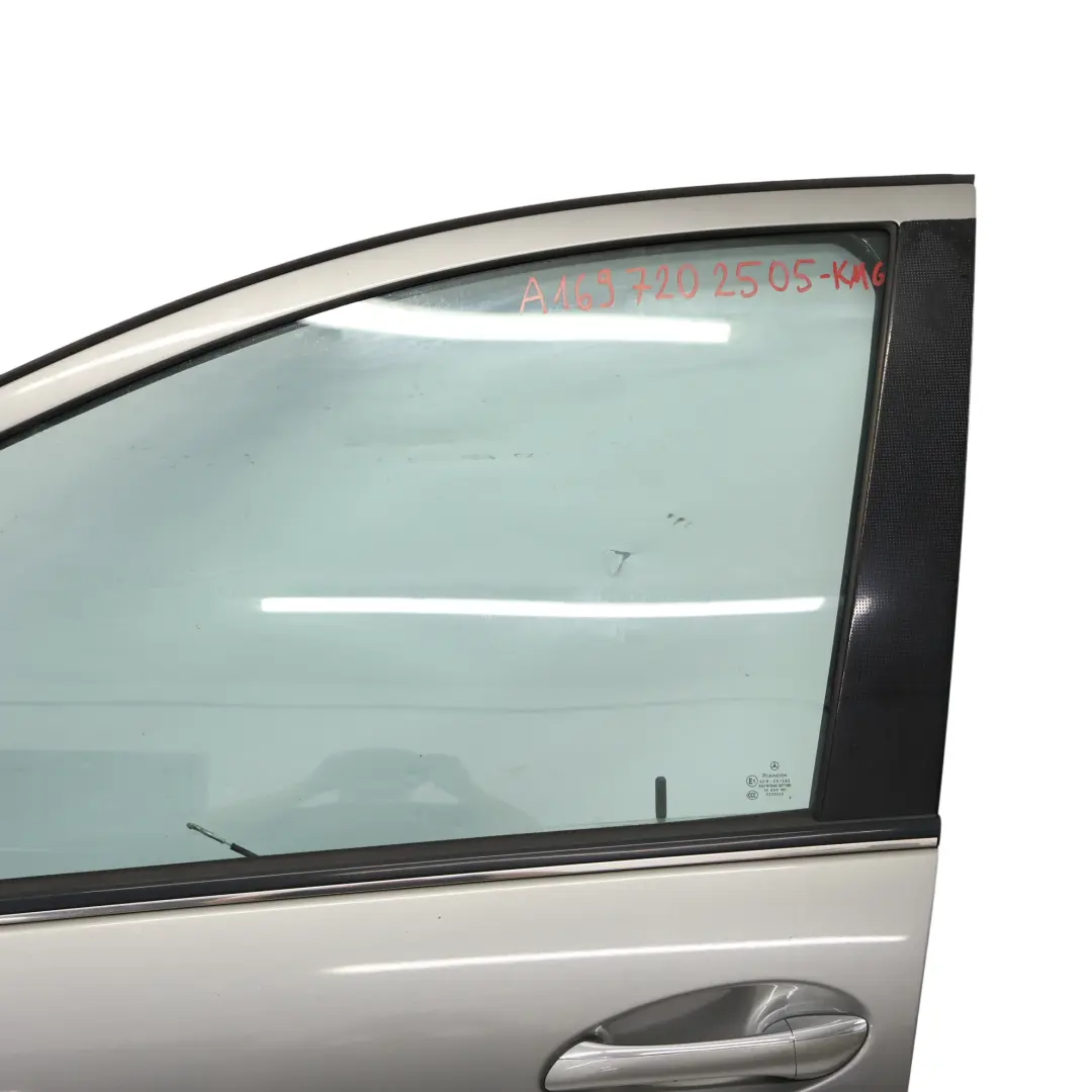 Mercedes W245 Door Front Left N/S Kometgrau Comet Grey Metallic - 748 - SKU A1697202505-KMG - Part number A1697202505