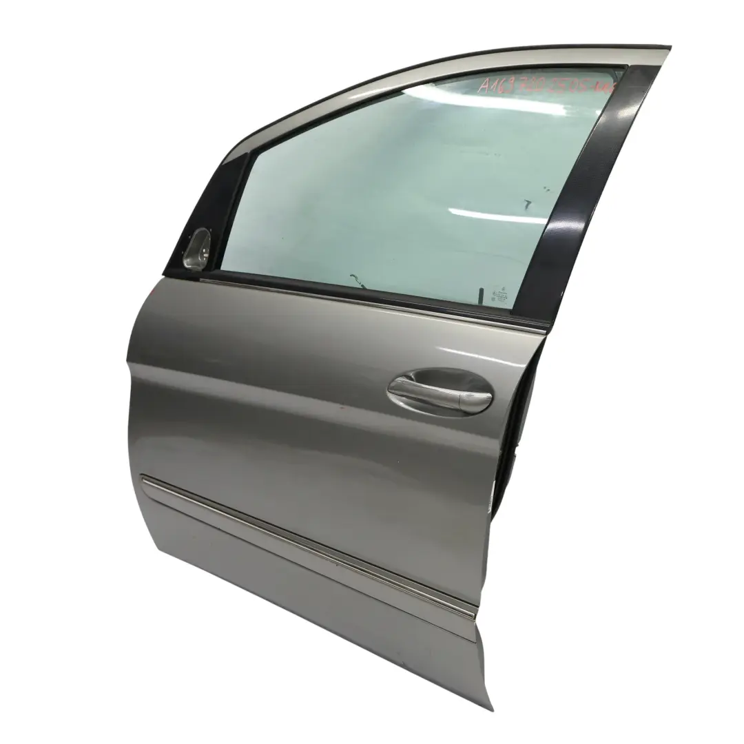 Mercedes W245 Door Front Left N/S Kometgrau Comet Grey Metallic - 748 - SKU A1697202505-KMG - Part number A1697202505