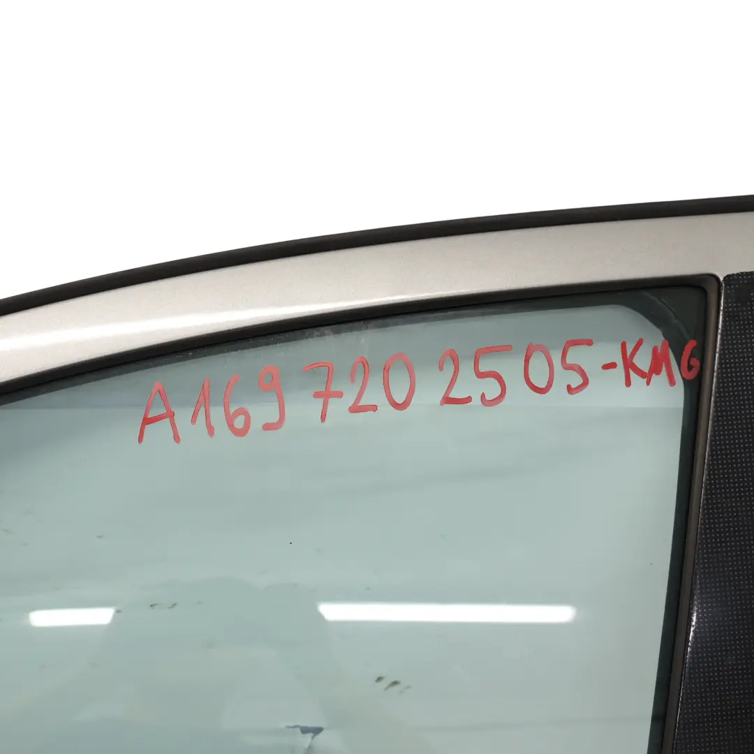Mercedes W245 Door Front Left N/S Kometgrau Comet Grey Metallic - 748 - SKU A1697202505-KMG - Part number A1697202505