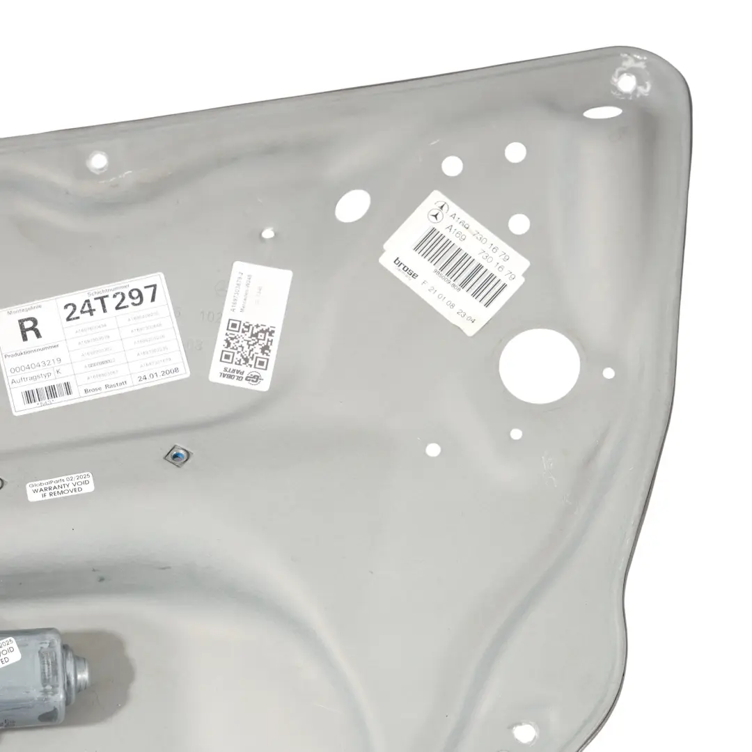 Alzacristalli Porta Posteriore Destra Finestra A1697301679 per Mercedes W245 con numero di parte A1697303879 Mercedes W245 Alzacristalli Porta Posteriore Destra Finestra A1697301679 - SKU A1697303879-2 - Numero di parte A1697303879