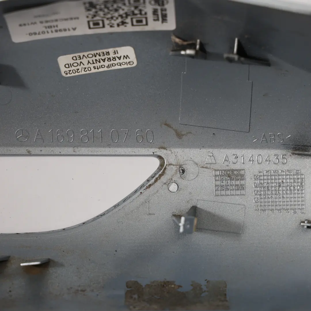  Außenspiegel Abdeckung Mercedes W169 W245 Links Außen Horizon Blau - 391 - SKU A1698110760-HBL - Teilenummer A1698110760
