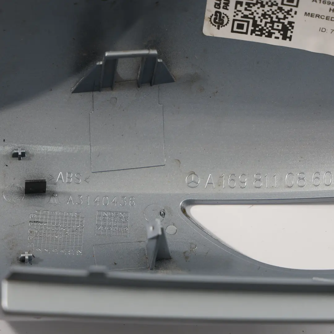  Tapa Espejo Retrovisor Mercedes W169 W245 Derecho Tapa Exterior Horizon Azul 391 - SKU A1698110860-HBL - Número de pieza A1698110860