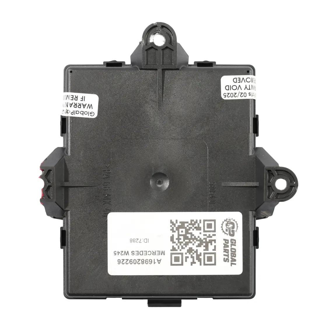 Módulo Control Puerta Mercedes W169 W245 Unidad Relé Trasera Derecha - SKU A1698209226 - Número de pieza A1698209226
