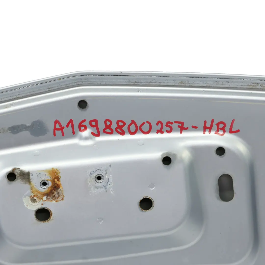 Hood Bonnet Trim Panel B-Class to Mercedes W245 with Part number A1698800257 Mercedes W245 Hood Bonnet Trim Panel B-Class - SKU A1698800257-HBL - Part number A1698800257