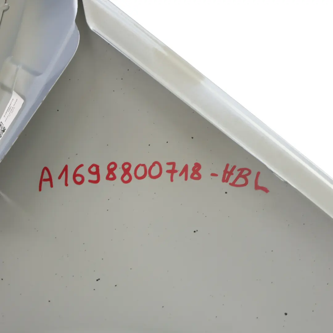 Side Panel Mercedes W245 Front Left N/S Wing Fender Horizon Blue Metallic - 391 to with Part number A1698800718 Side Panel Mercedes W245 Front Left N/S Wing Fender Horizon Blue Metallic - 391 - SKU A1698800718-HBL - Part number A1698800718
