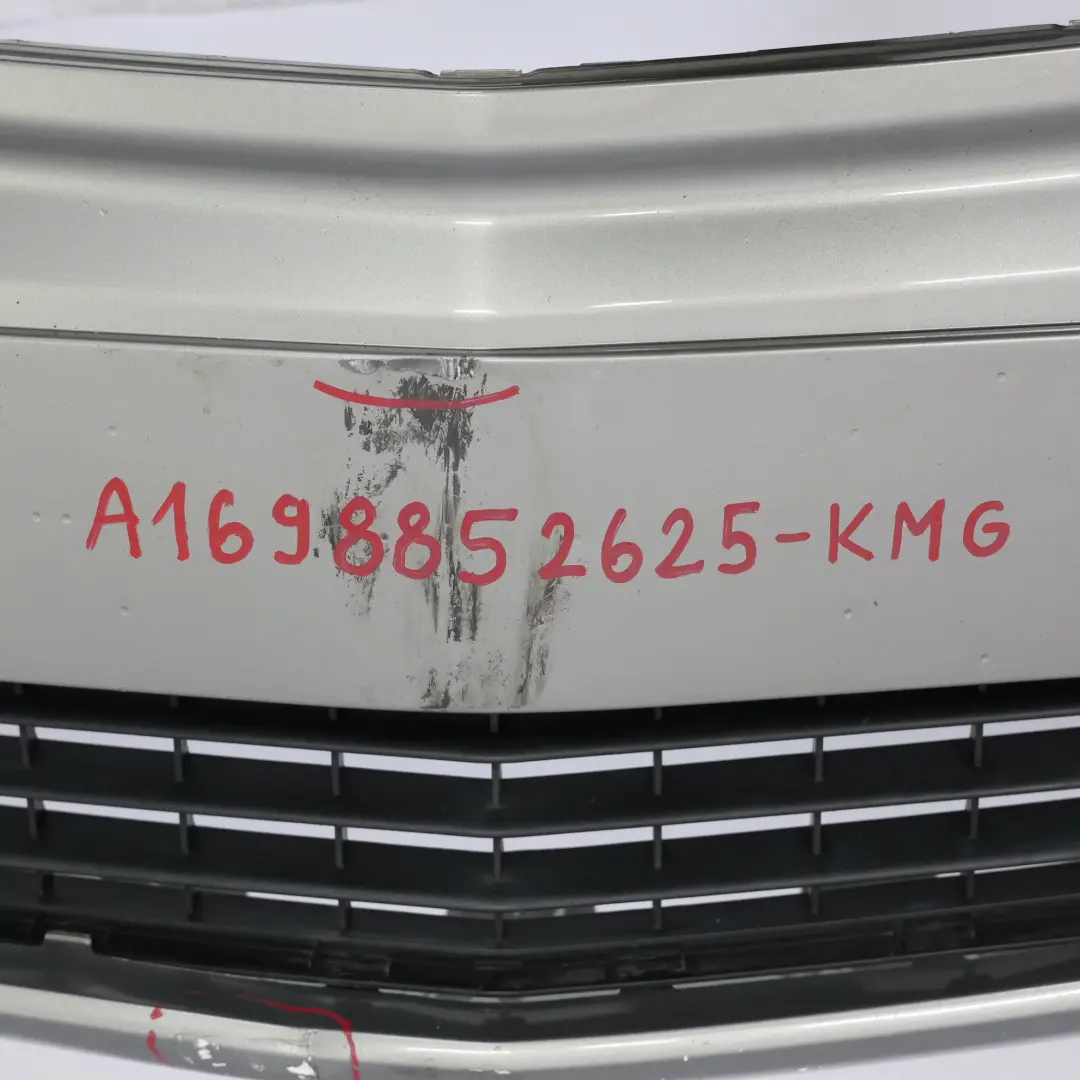 Front Bumper Trim Panel Kometgrau Comet Grey Metallic - 748 to Mercedes W245 with Part number A1698852625 Mercedes W245 Front Bumper Trim Panel Kometgrau Comet Grey Metallic - 748 - SKU A1698852625-KMG - Part number A1698852625