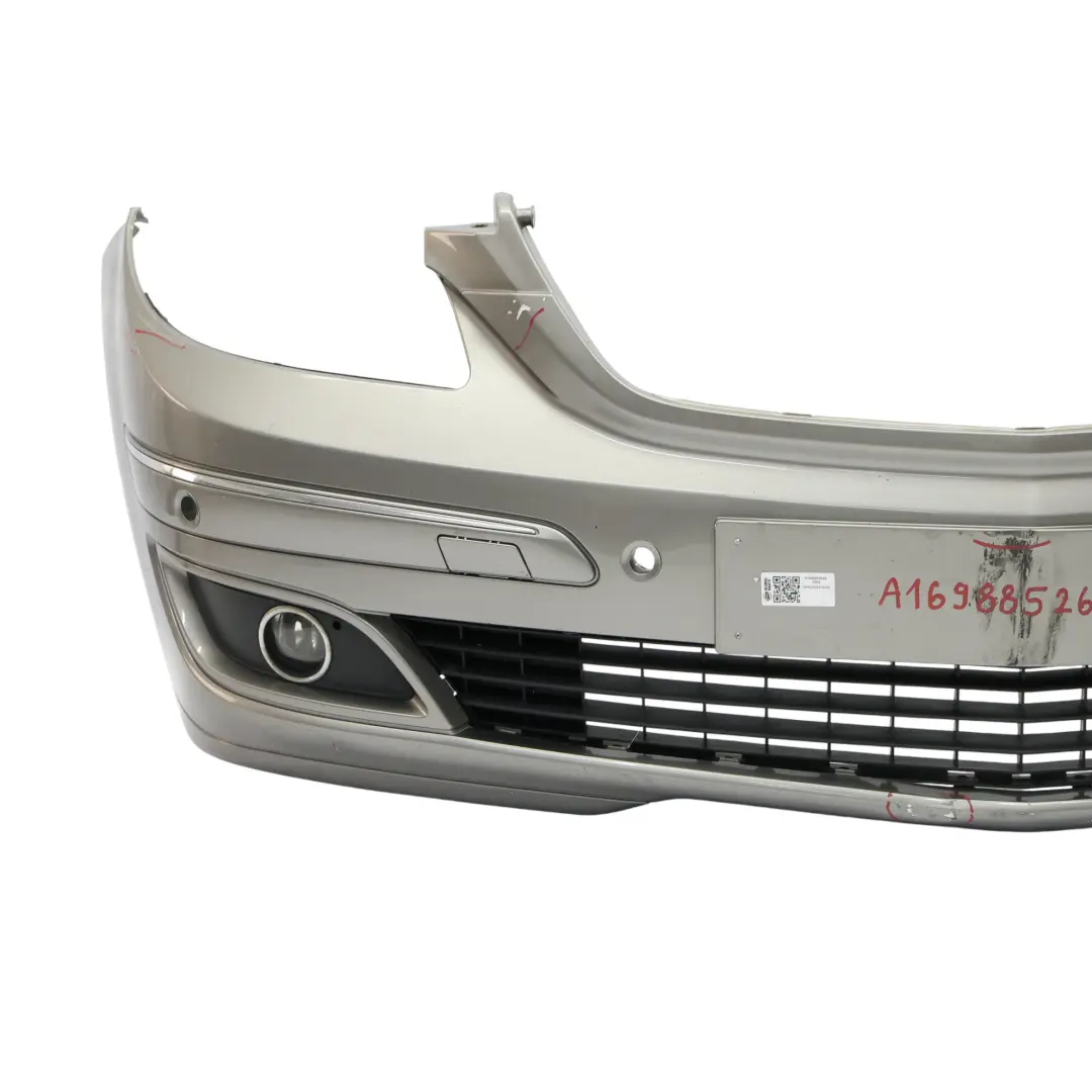 Front Bumper Trim Panel Kometgrau Comet Grey Metallic - 748 to Mercedes W245 with Part number A1698852625 Mercedes W245 Front Bumper Trim Panel Kometgrau Comet Grey Metallic - 748 - SKU A1698852625-KMG - Part number A1698852625