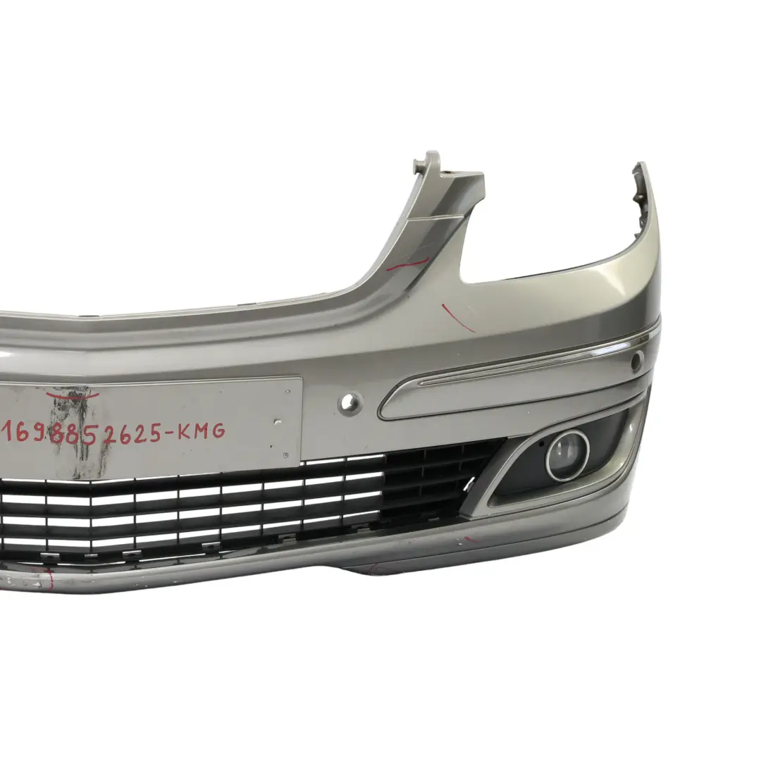 Front Bumper Trim Panel Kometgrau Comet Grey Metallic - 748 to Mercedes W245 with Part number A1698852625 Mercedes W245 Front Bumper Trim Panel Kometgrau Comet Grey Metallic - 748 - SKU A1698852625-KMG - Part number A1698852625