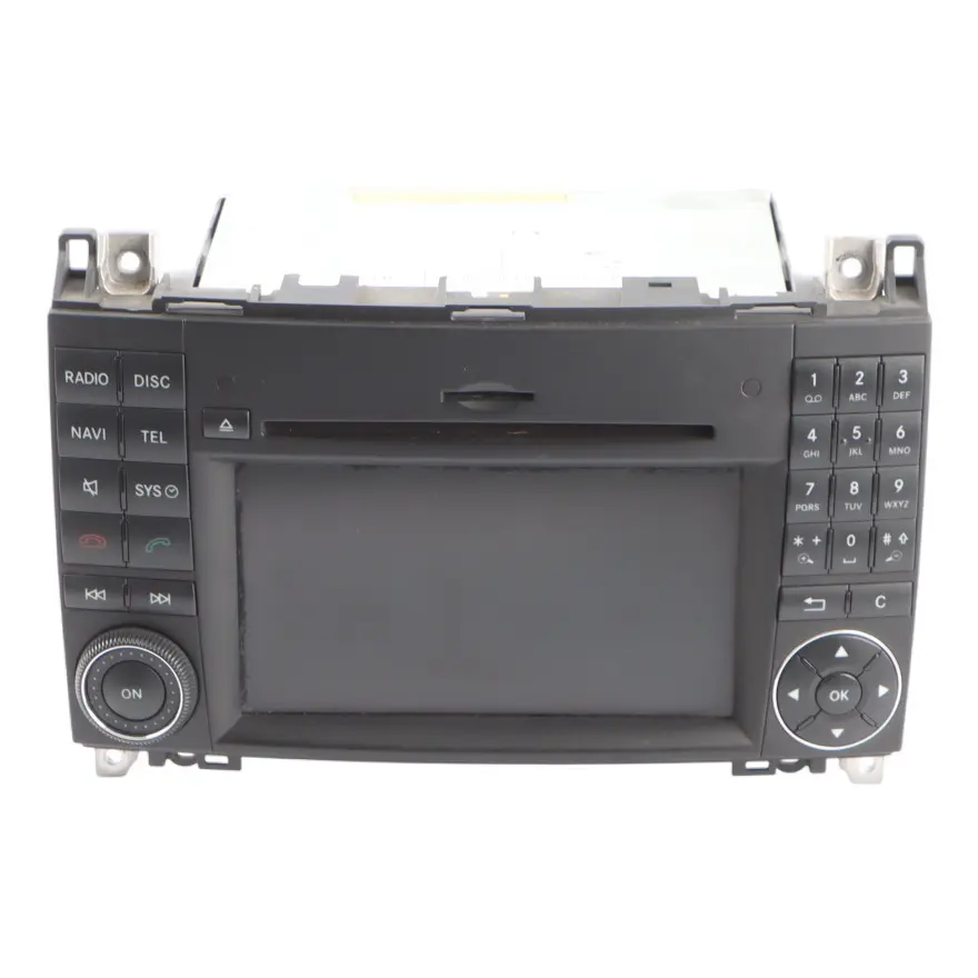 COMAND Navigation Head Unit Radio Sat Nav Screen to Mercedes W169 W639 with Part number A1699007800 Mercedes W169 W639 COMAND Navigation Head Unit Radio Sat Nav Screen - SKU A1699007800 - Part number A1699007800