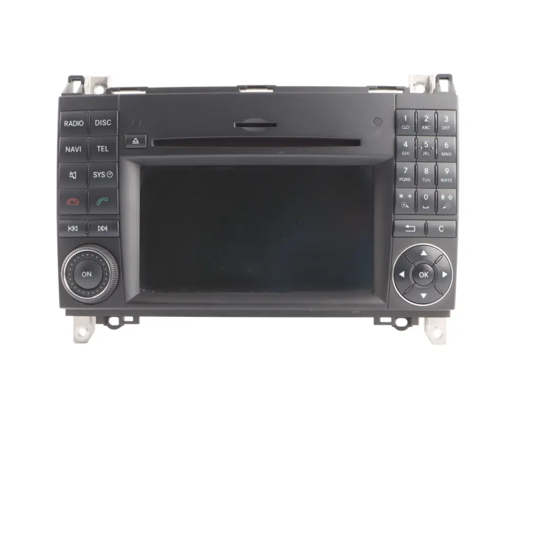 COMAND Navigation Head Unit Radio Sat Nav Screen to Mercedes W169 W639 with Part number A1699007800 Mercedes W169 W639 COMAND Navigation Head Unit Radio Sat Nav Screen - SKU A1699007800 - Part number A1699007800