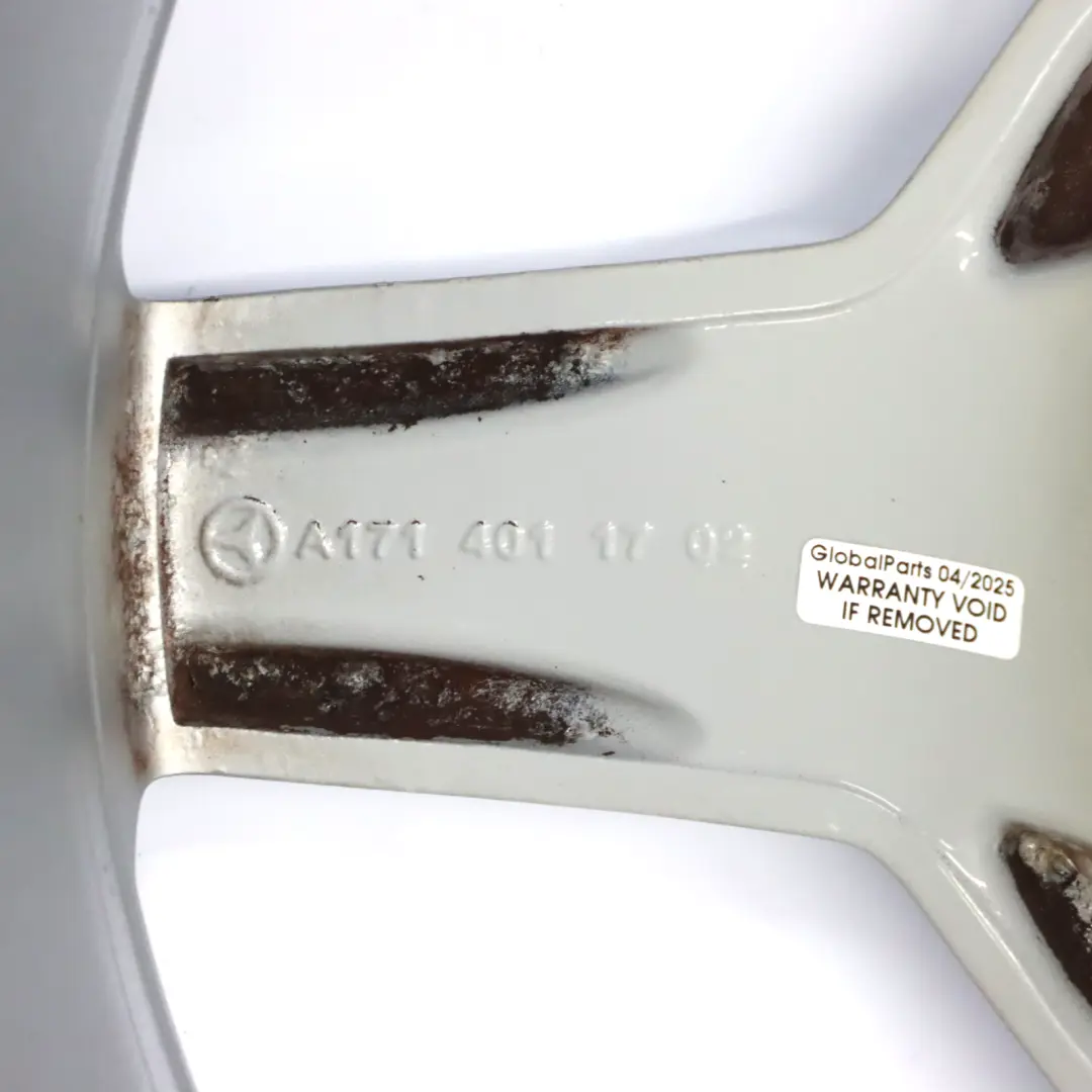 Mercedes R171 C209 AMG Rear Silver Alloy Wheel Rim 18" 8,5J ET:30 - SKU A1714011702-3 - Part number A1714011702