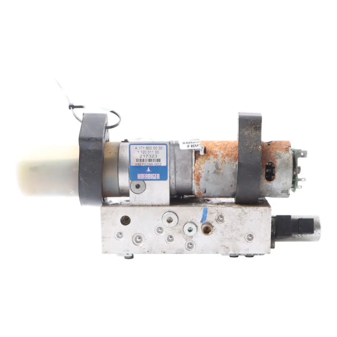 Hydraulic Unit Roof Motor Pump Top A1718000030 to Mercedes SLK R171 Convertible with Part number A1718000148 Mercedes SLK R171 Convertible Hydraulic Unit Roof Motor Pump Top A1718000030 - SKU A1718000148-3 - Part number A1718000148