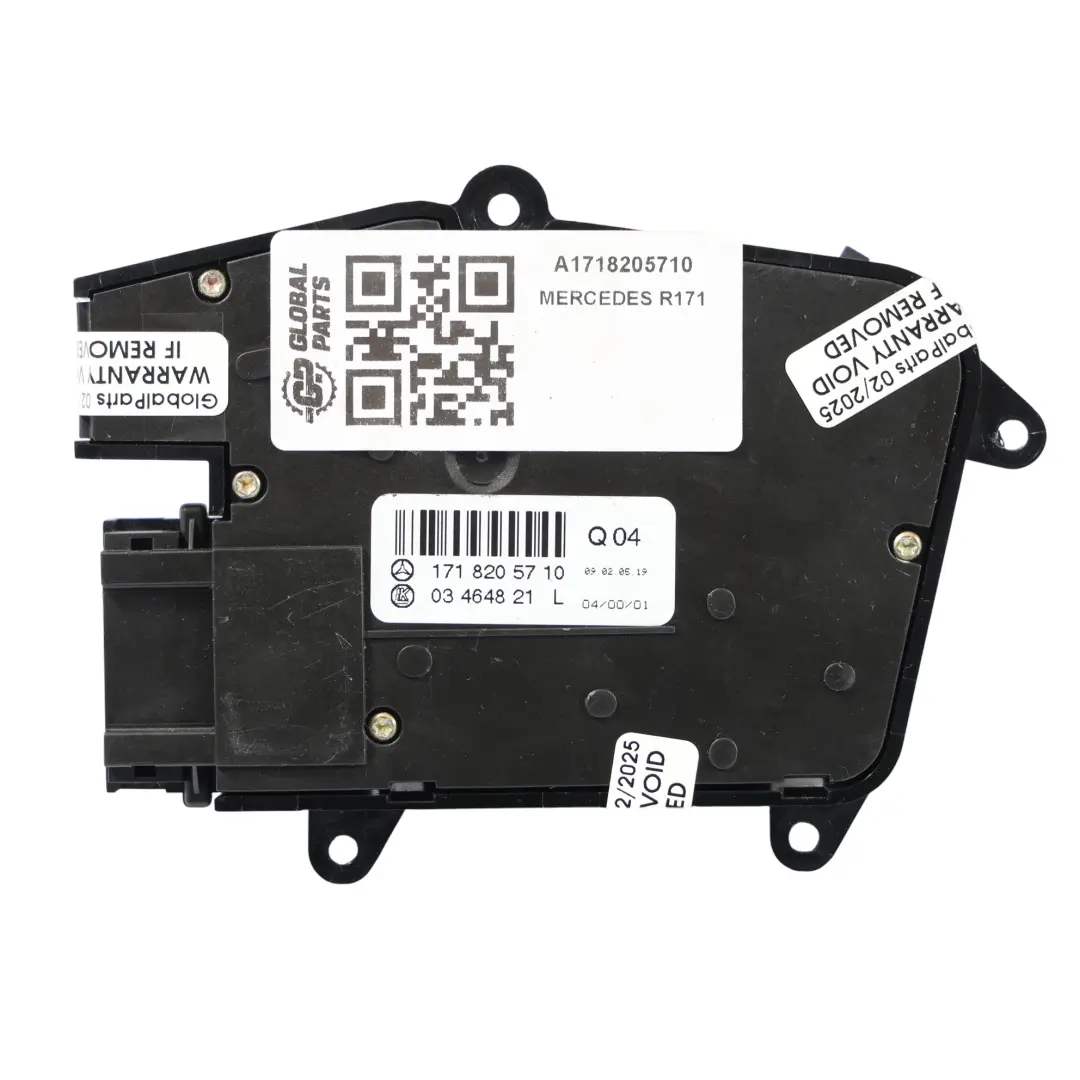 Interrupteur Réglage Avant Gauche Bouton Commande pour Mercedes R171 à propos du numéro de pièce A1718205710 Mercedes R171 Interrupteur Réglage Avant Gauche Bouton Commande - SKU A1718205710 - Numéro de pièce A1718205710