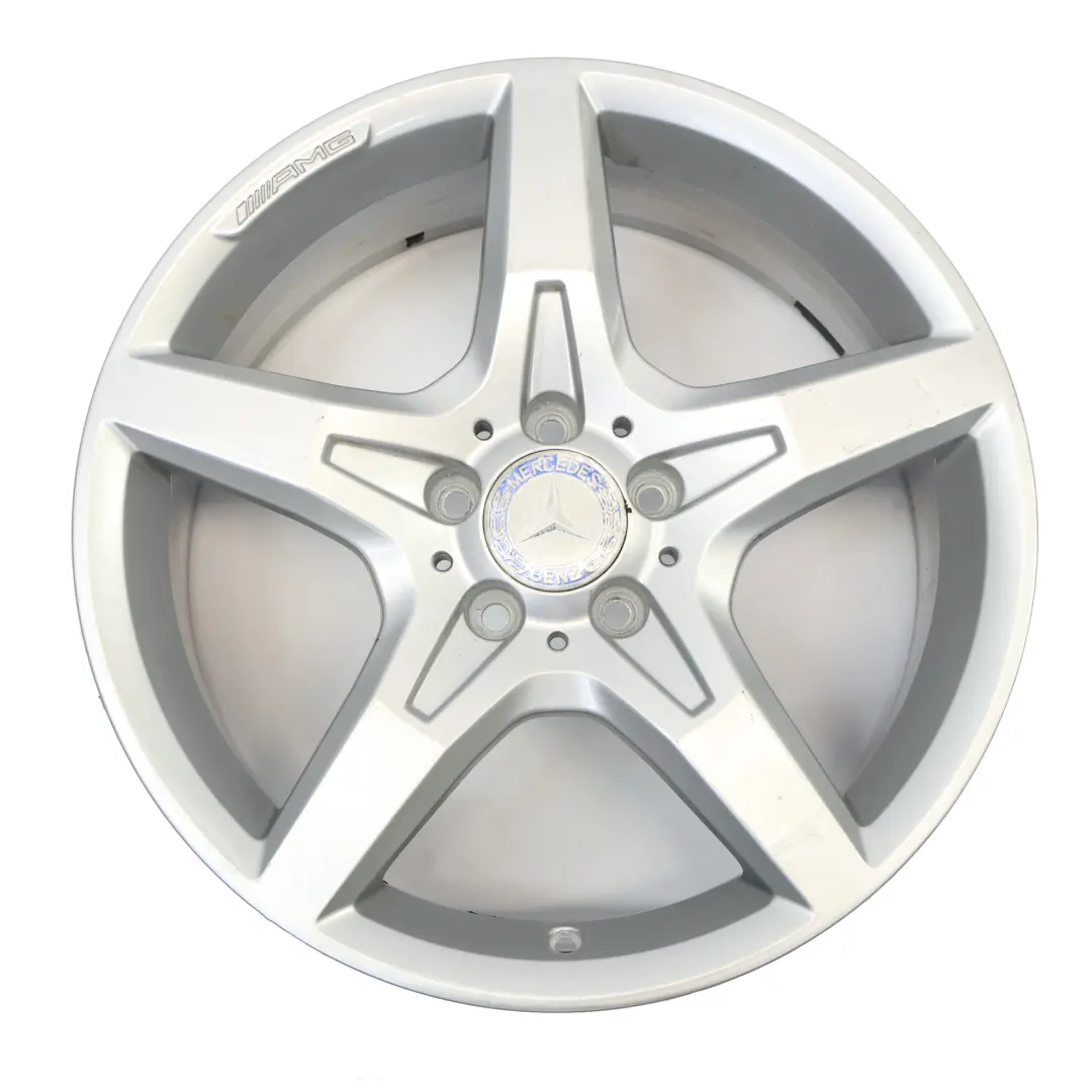 Front Silver Alloy Wheel Rim 18" 7,5J ET:42 to Mercedes SLK R172 AMG with Part number A1724012602 Mercedes SLK R172 AMG Front Silver Alloy Wheel Rim 18" 7,5J ET:42 - SKU A1724012602-1 - Part number A1724012602