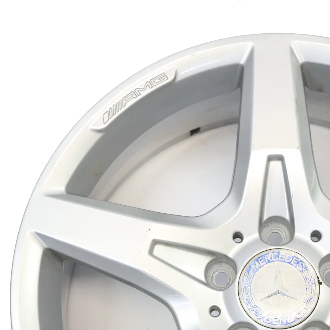 Front Silver Alloy Wheel Rim 18" 7,5J ET:42 to Mercedes SLK R172 AMG with Part number A1724012602 Mercedes SLK R172 AMG Front Silver Alloy Wheel Rim 18" 7,5J ET:42 - SKU A1724012602-1 - Part number A1724012602