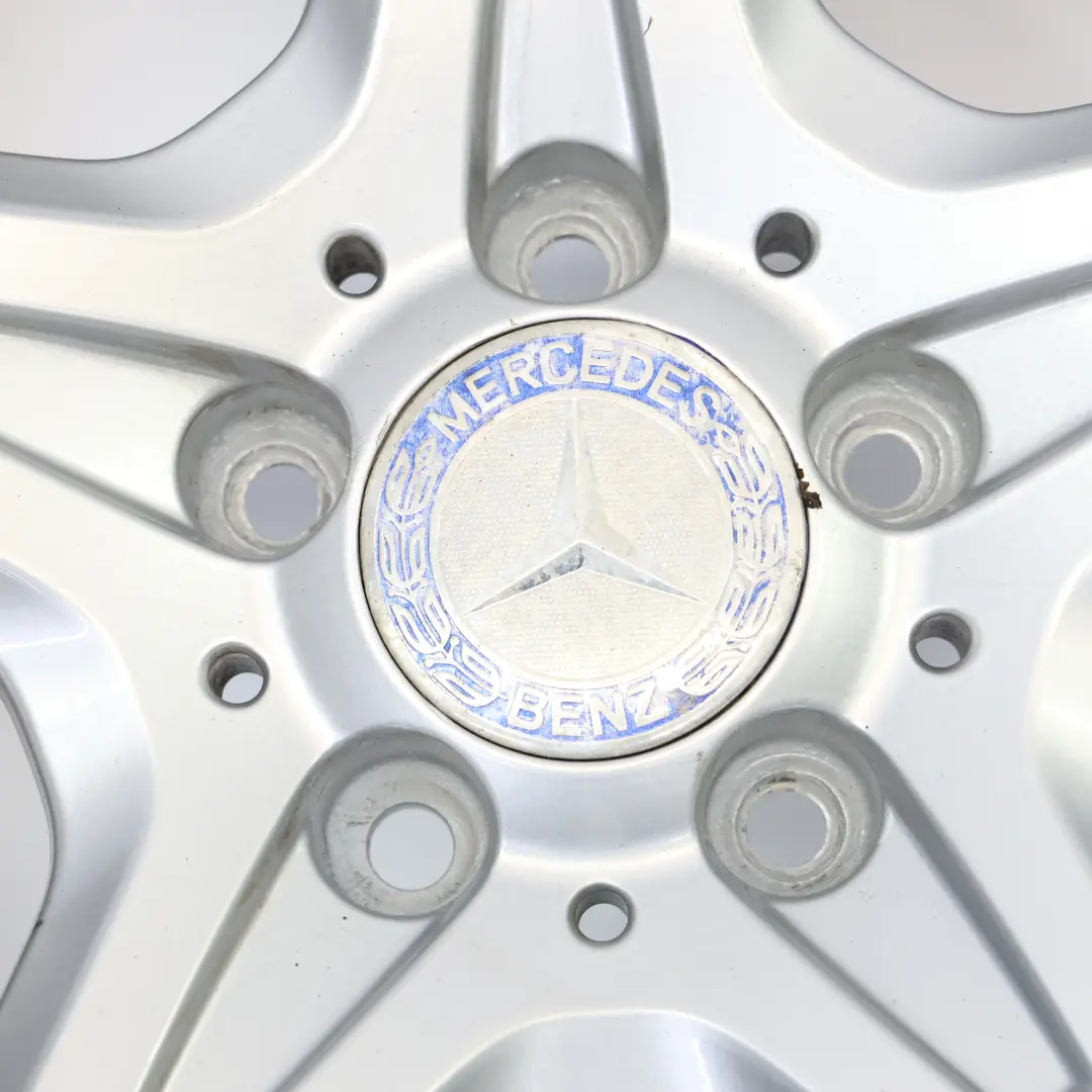 Front Silver Alloy Wheel Rim 18" 7,5J ET:42 to Mercedes SLK R172 AMG with Part number A1724012602 Mercedes SLK R172 AMG Front Silver Alloy Wheel Rim 18" 7,5J ET:42 - SKU A1724012602-1 - Part number A1724012602