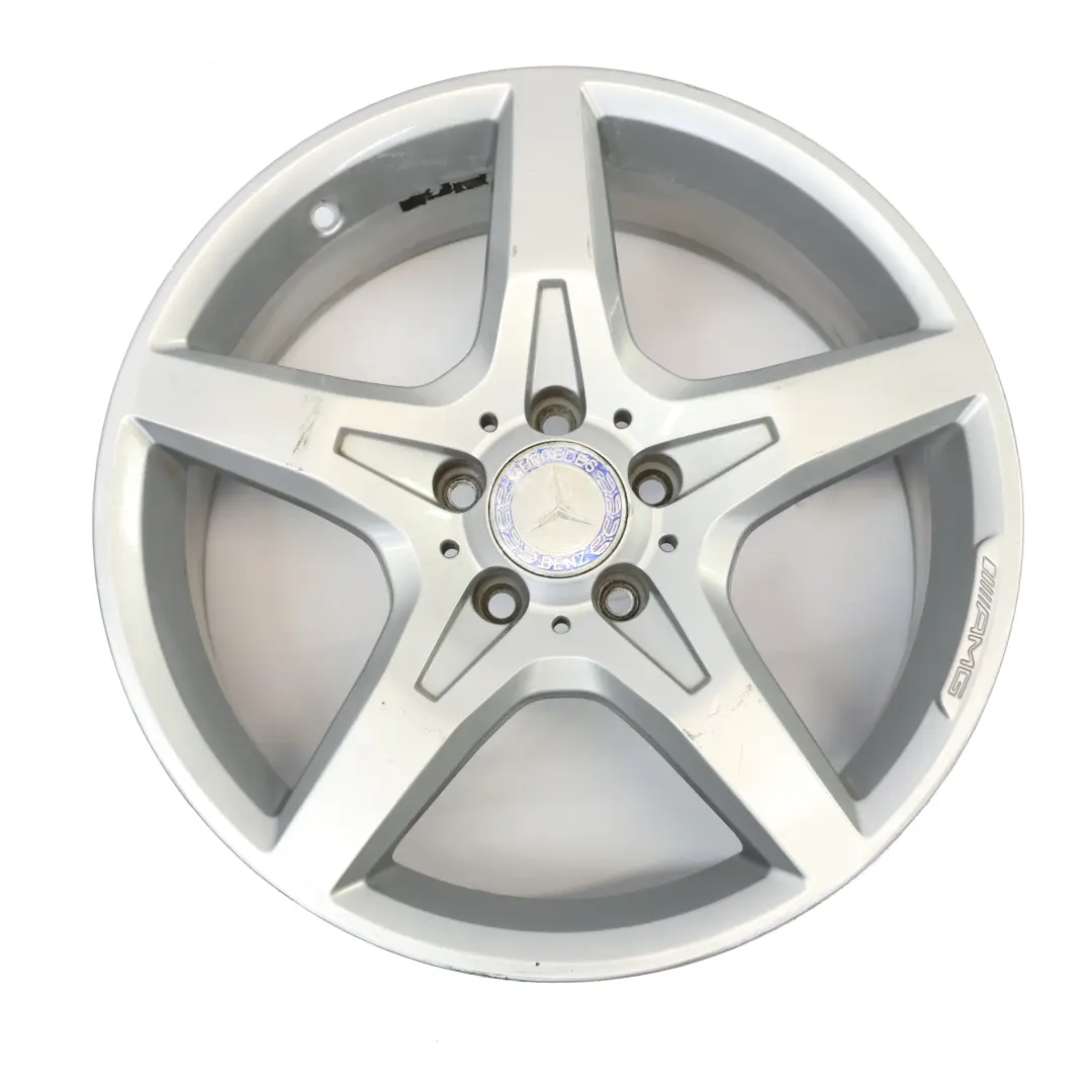 Mercedes SLK R172 AMG Front Silver Alloy Wheel Rim 18" 7,5J ET:42 - SKU A1724012602-3 - Part number A1724012602