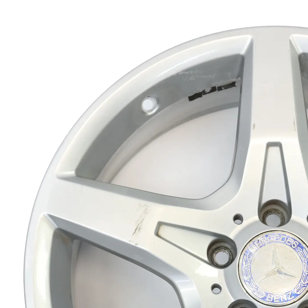 Front Silver Alloy Wheel Rim 18" 7,5J ET:42 to Mercedes SLK R172 AMG with Part number A1724012602 Mercedes SLK R172 AMG Front Silver Alloy Wheel Rim 18" 7,5J ET:42 - SKU A1724012602-3 - Part number A1724012602