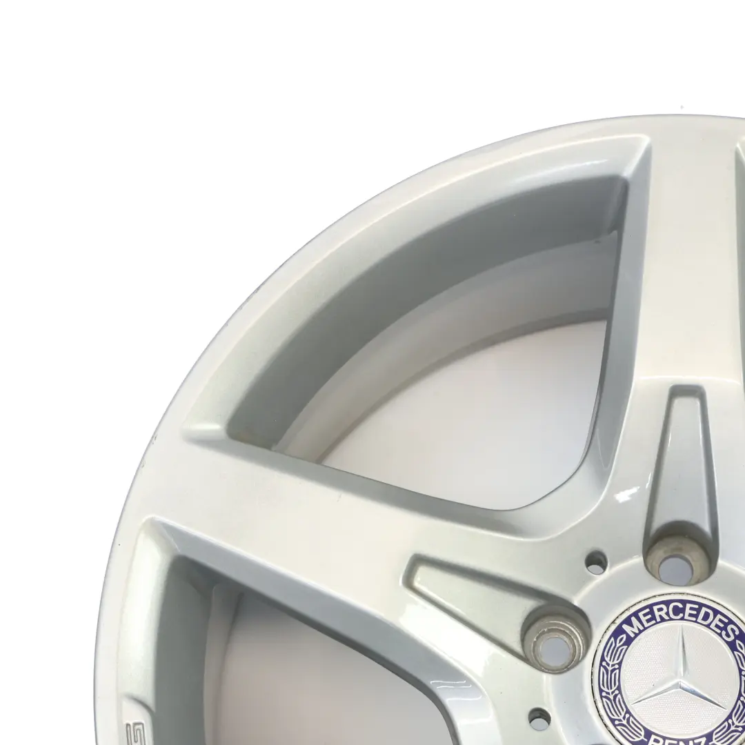 Alloy Wheel Rim 18" ET:36 8,5J 5 Spoke to Mercedes R172 Rear Silver with Part number A1724012702 Mercedes R172 Rear Silver Alloy Wheel Rim 18" ET:36 8,5J 5 Spoke - SKU A1724012702-1 - Part number A1724012702