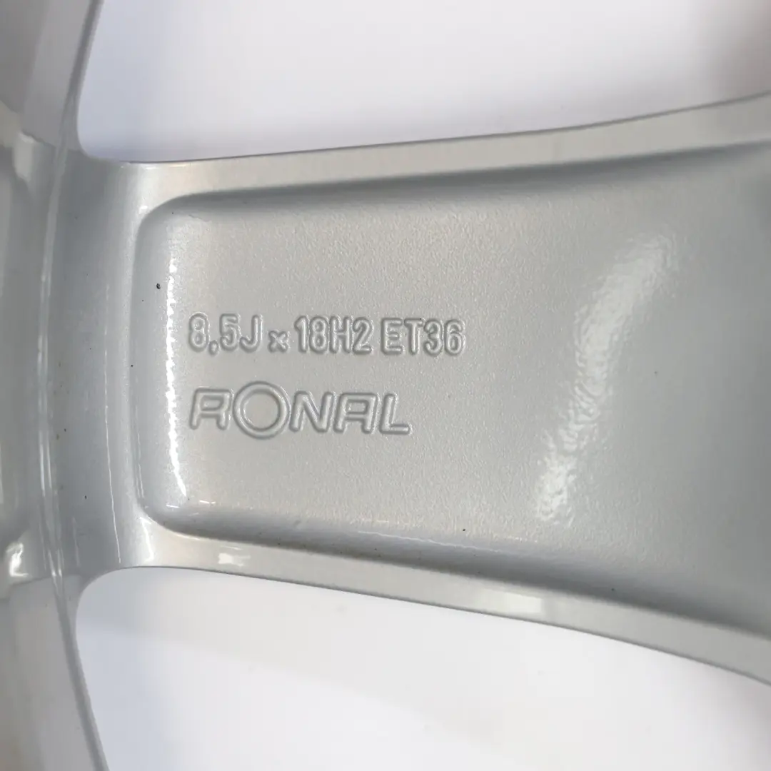 Mercedes R172 AMG Rear Silver Alloy Wheel Rim 18" ET:36 8,5J 5 Spoke - SKU A1724012702-2 - Part number A1724012702