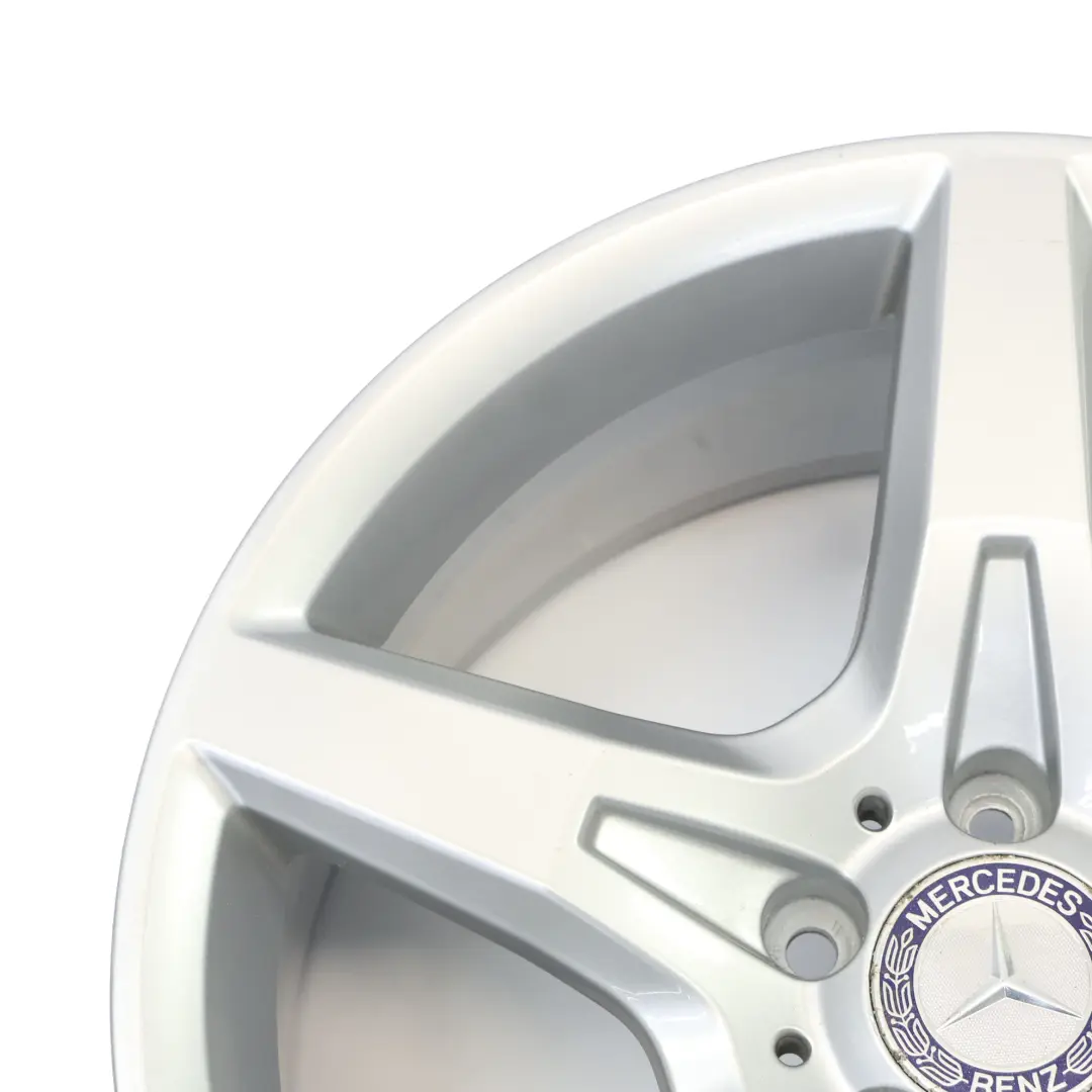 Mercedes R172 AMG Rear Silver Alloy Wheel Rim 18" ET:36 8,5J 5 Spoke - SKU A1724012702-2 - Part number A1724012702