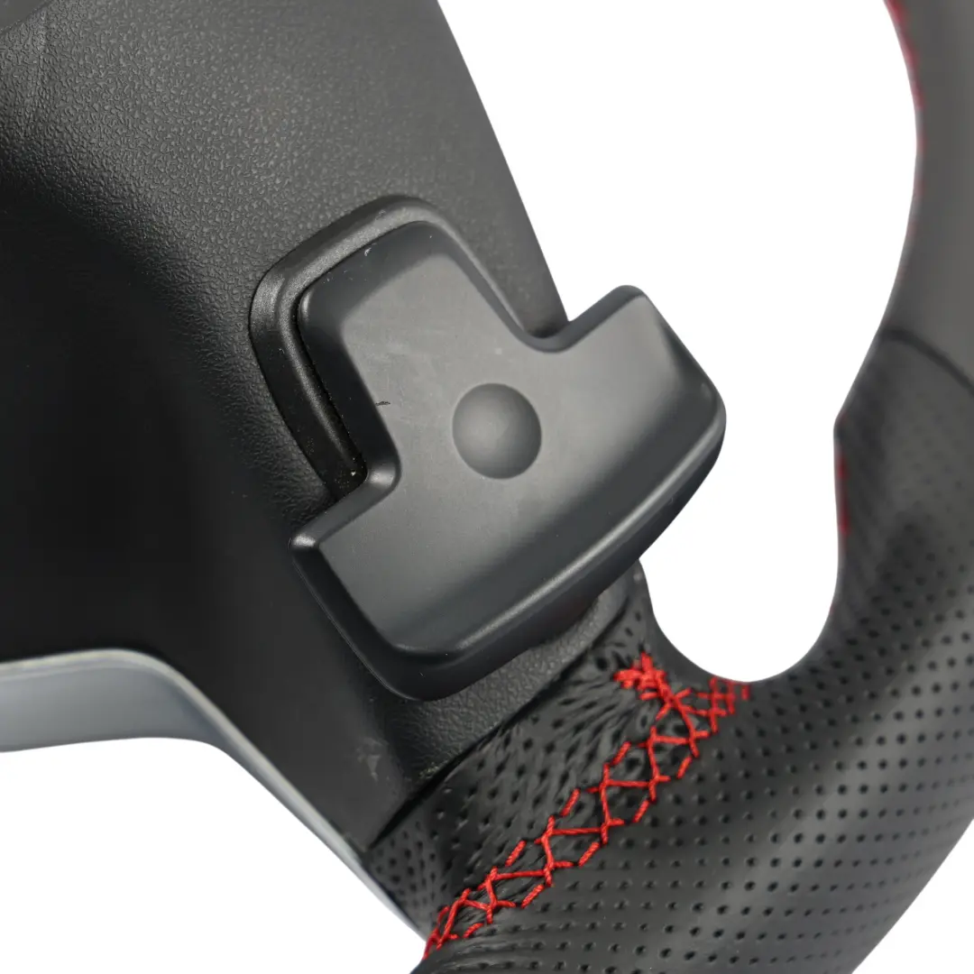  Steering Wheel Mercedes C207 W212 NEW Leather Sport Paddle Shift Red Threads - SKU A1724607303-1 - Part number A1724607303