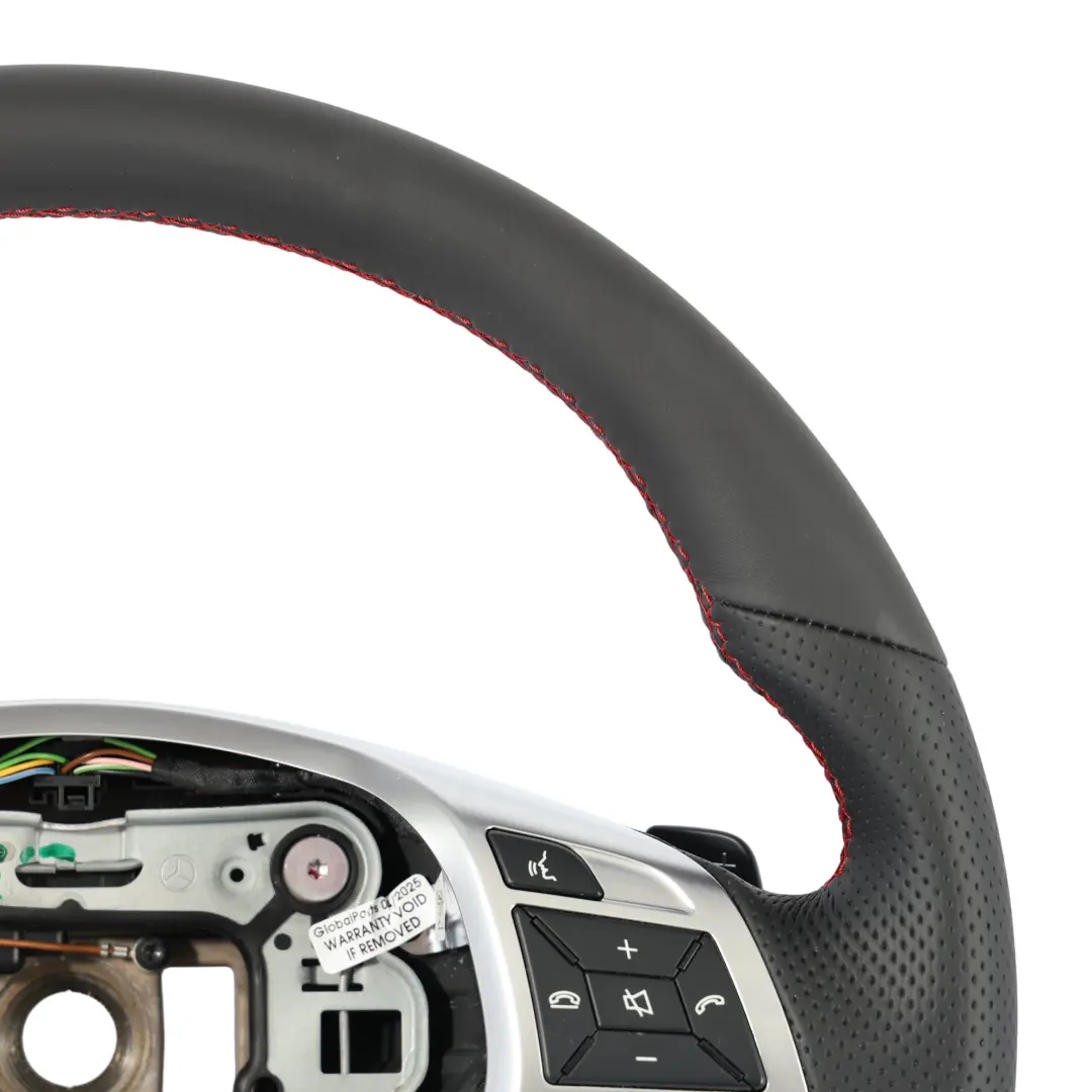 NUOVO Pelle Sport Cambio Volante Rosso Filettature per Volante Mercedes C207 W212 con numero di parte A1724607303 Volante Mercedes C207 W212 NUOVO Pelle Sport Cambio Volante Rosso Filettature - SKU A1724607303-1 - Numero di parte A1724607303