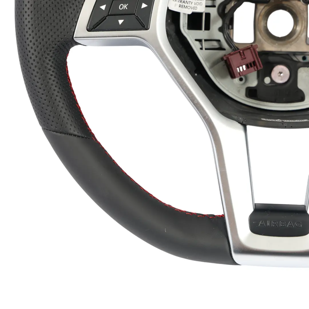  Steering Wheel Mercedes C207 W212 NEW Leather Sport Paddle Shift Red Threads - SKU A1724607303-1 - Part number A1724607303