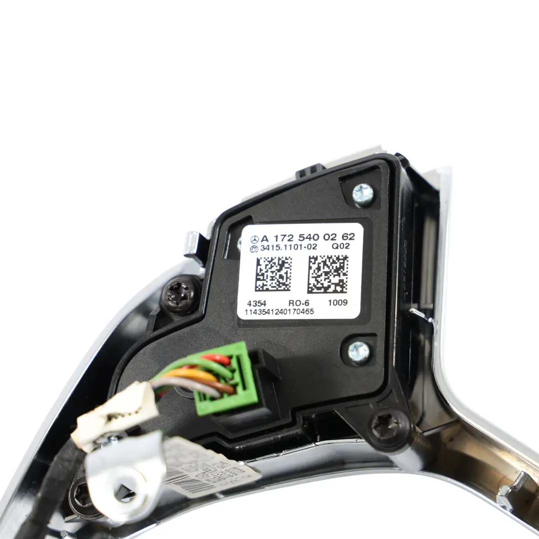 Interruptor Multifunción Botón Plata para Mercedes R172 Volante con número de pieza A1725400362 Mercedes R172 Volante Interruptor Multifunción Botón Plata - SKU A1725400362-3 - Número de pieza A1725400362