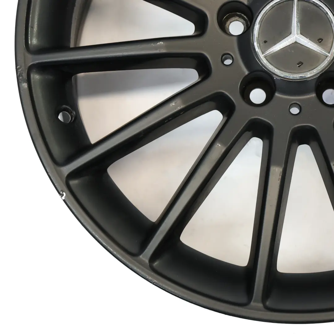 Mercedes W176 W246 AMG jante alliage noire 18" ET:52 7.5J - SKU A1764010200-1 - Numéro de pièce A1764010200