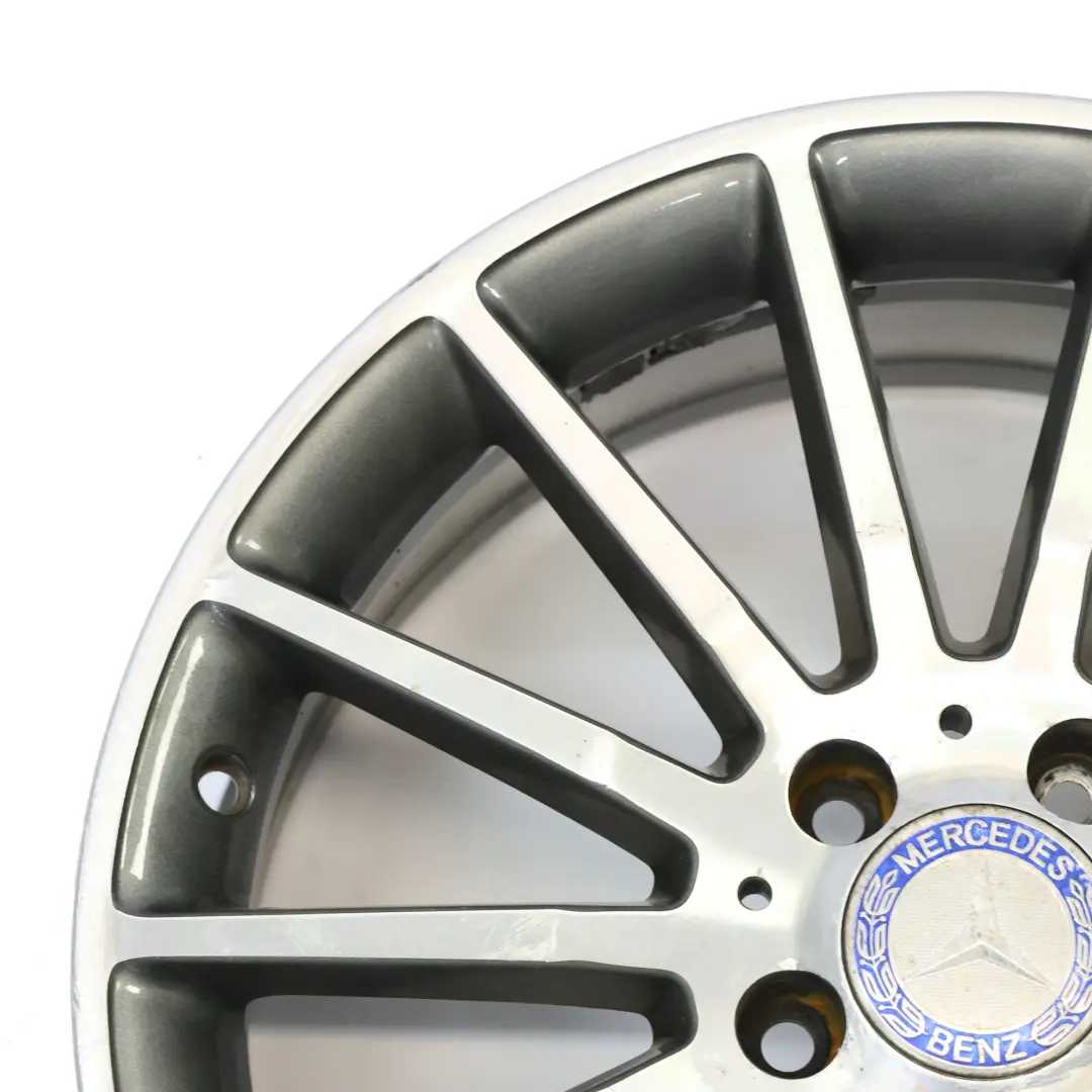 Mercedes W176 AMG Wheel Alloy Rim 18" 14 Spoke ET:52 7.5J - SKU A1764010200-2 - Part number A1764010200