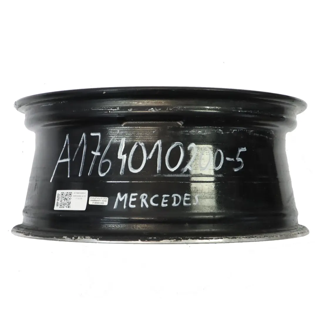 Mercedes W176 W246 AMG Llanta de aleación negra 18" ET:52 7.5J - SKU A1764010200-5 - Número de pieza A1764010200