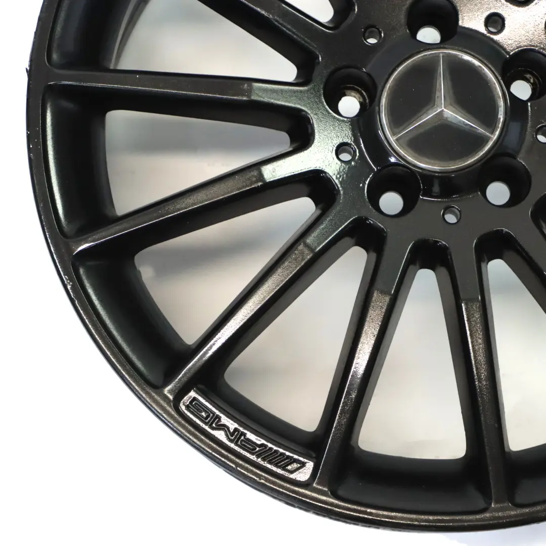 Mercedes W176 W246 AMG Jante alliage noire 18" ET:52 7.5J - SKU A1764010200-5 - Numéro de pièce A1764010200