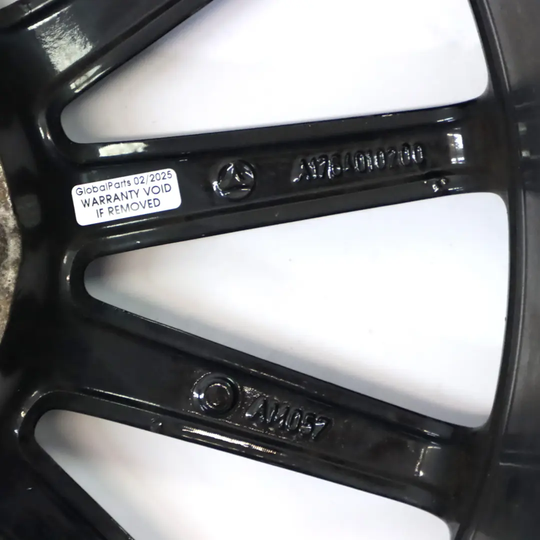 Alloy Rim 18" ET:52 7.5J Mercedes W176 W246 AMG Black Wheel - SKU A1764010200-6 - Part number A1764010200