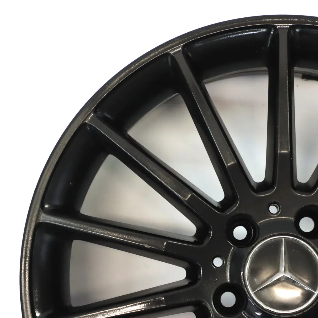 Mercedes W176 W246 AMG Llanta de aleación negra 18" ET:52 7.5J - SKU A1764010200-6 - Número de pieza A1764010200