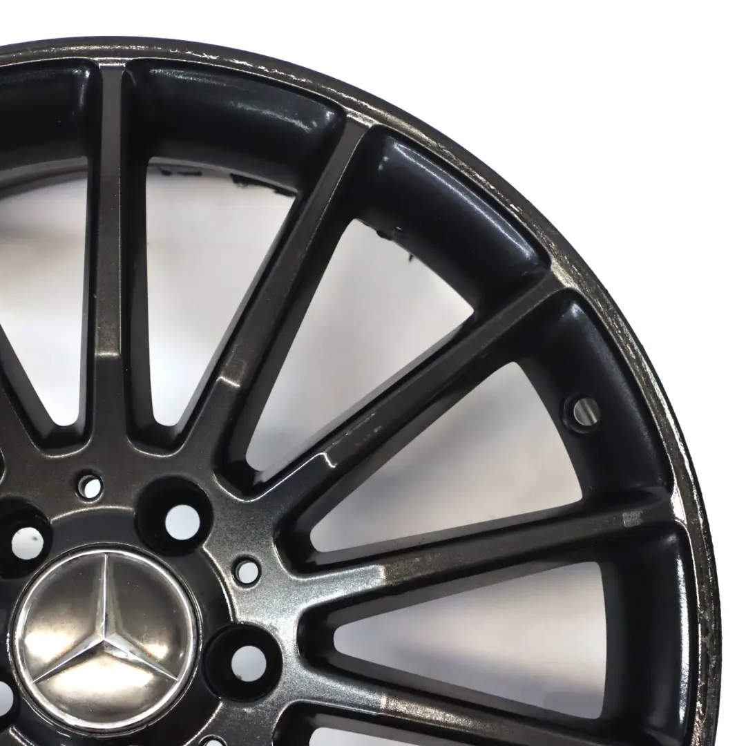 Alloy Rim 18" ET:52 7.5J Mercedes W176 W246 AMG Black Wheel - SKU A1764010200-6 - Part number A1764010200