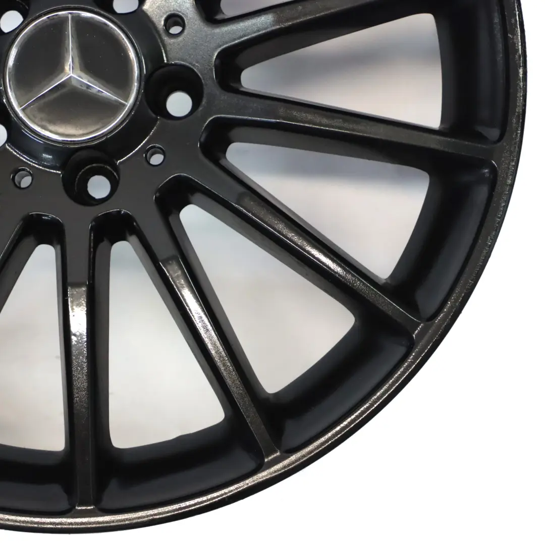 Mercedes W176 W246 AMG Llanta de aleación negra 18" ET:52 7.5J - SKU A1764010200-6 - Número de pieza A1764010200