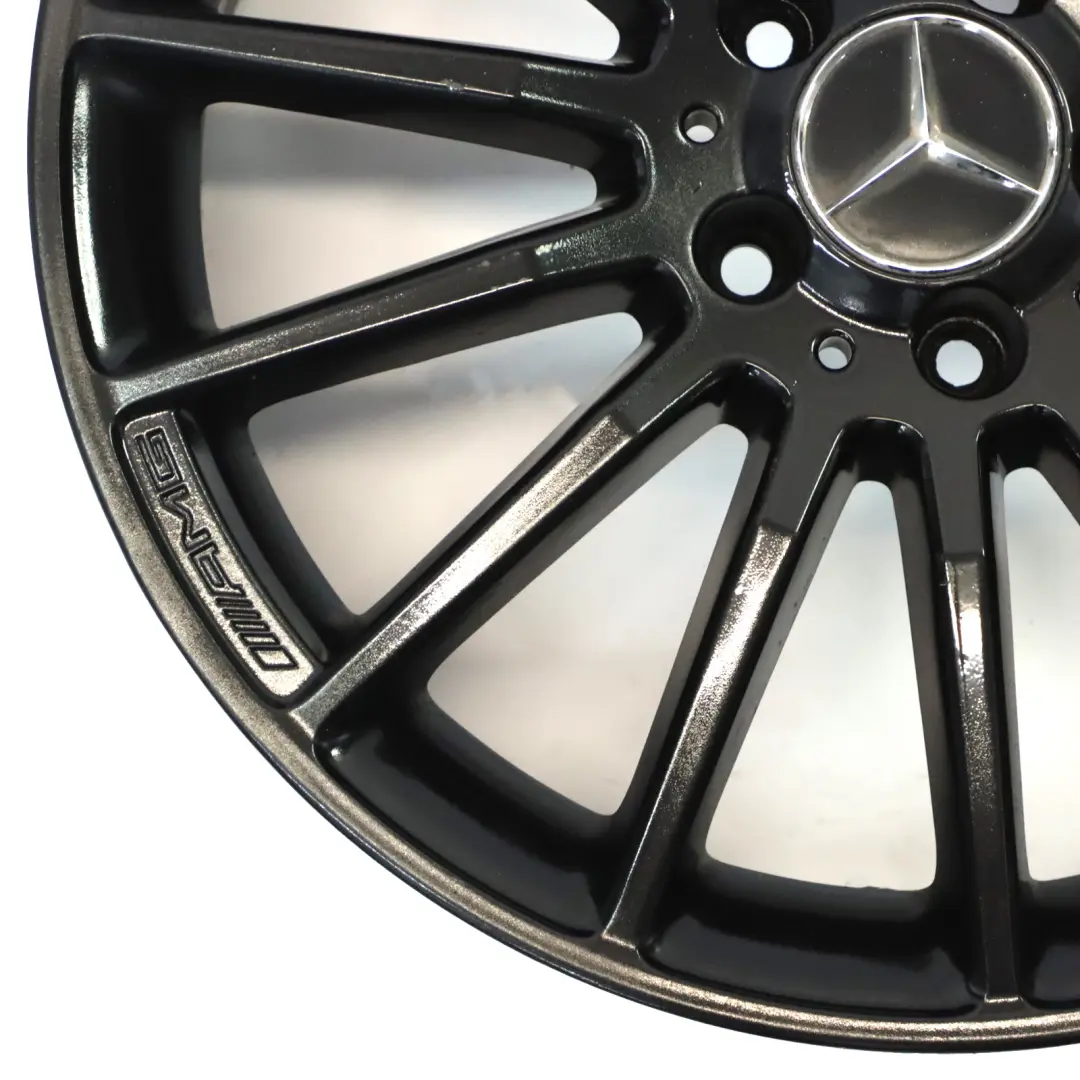 Mercedes W176 W246 AMG Llanta de aleación negra 18" ET:52 7.5J - SKU A1764010200-6 - Número de pieza A1764010200
