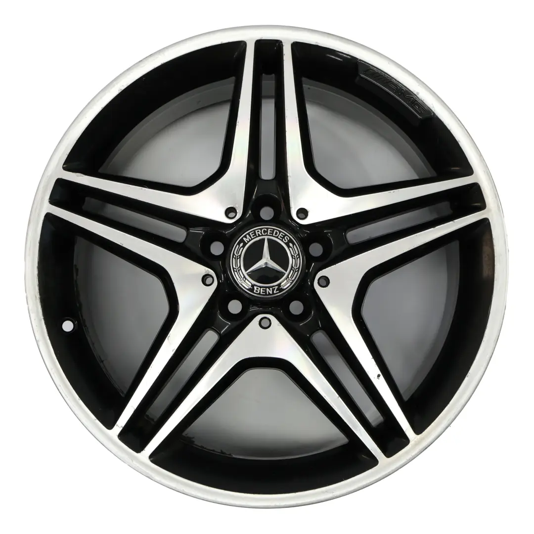Mercedes W176 W246 AMG Wheel Alloy Rim 18" 5 Double Spoke ET:52 7.5J - SKU A1764010302-2 - Part number A1764010302