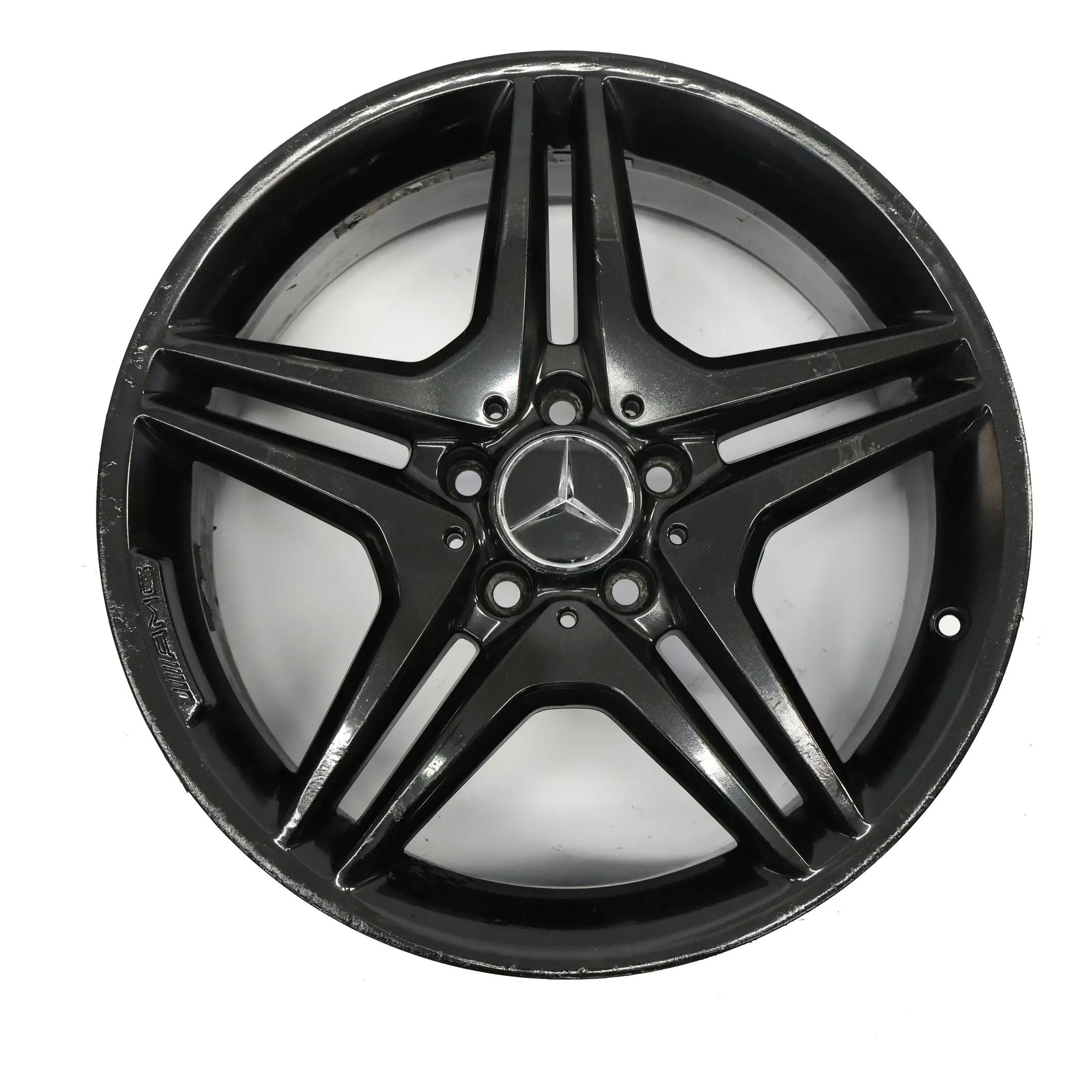 Mercedes W176 W246 AMG Cerchio in lega 18" 5 doppie razze ET:52 7.5J A1764010302