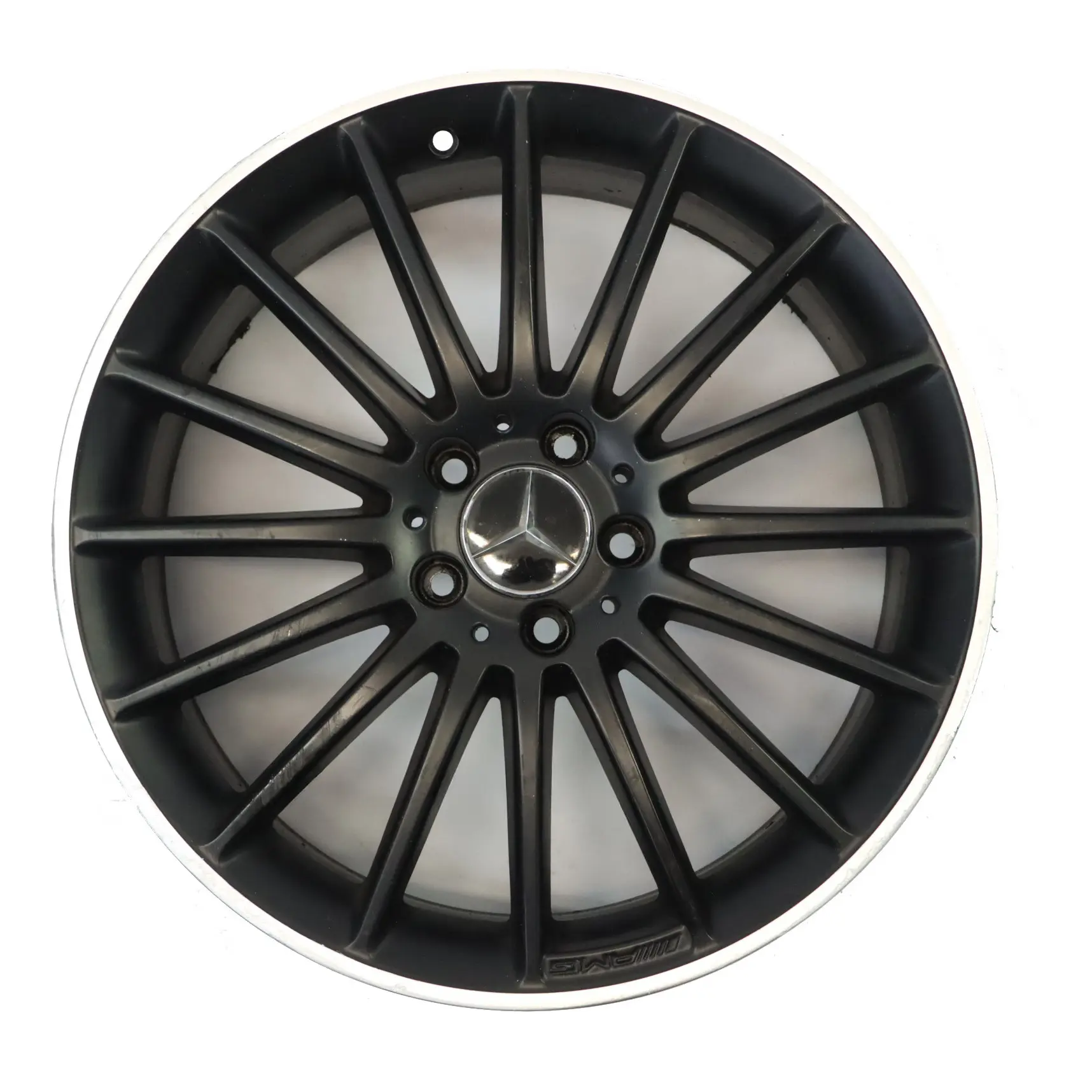 Mercedes C117 W176 AMG jante alliage noire 19" 16 branches ET:48 8J A1764010502