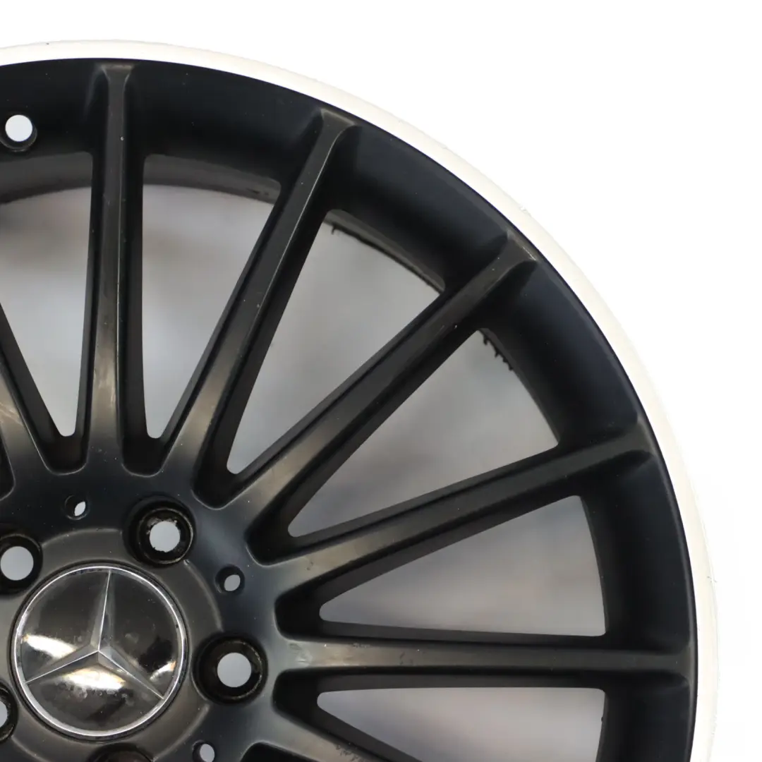 Mercedes C117 W176 AMG Black Wheel Alloy Rim 19" 16 Spoke ET:48 8J - SKU A1764010502-2 - Part number A1764010502