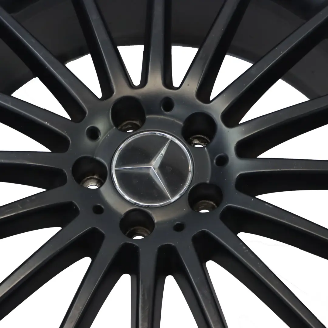 Mercedes C117 W176 AMG Black Wheel Alloy Rim 19" 16 Spoke ET:48 8J - SKU A1764010502-2 - Part number A1764010502