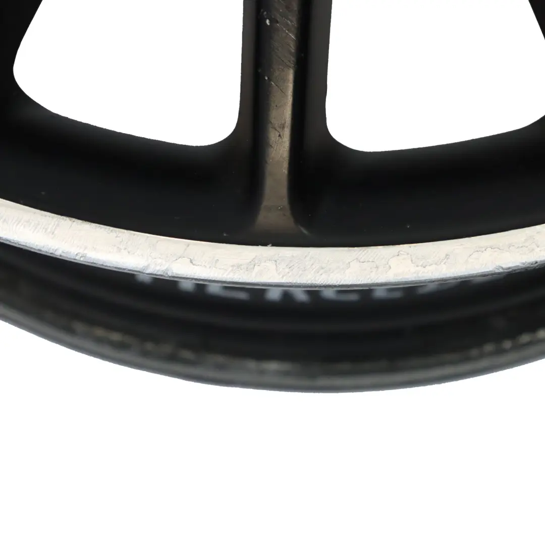 Mercedes C117 W176 AMG Llanta aleación negra 19" 16 radios ET:48 8J - SKU A1764010502-2 - Número de pieza A1764010502